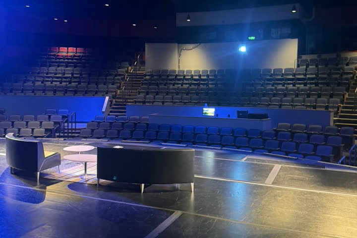 The Little Theatre auditorium seen from the stage